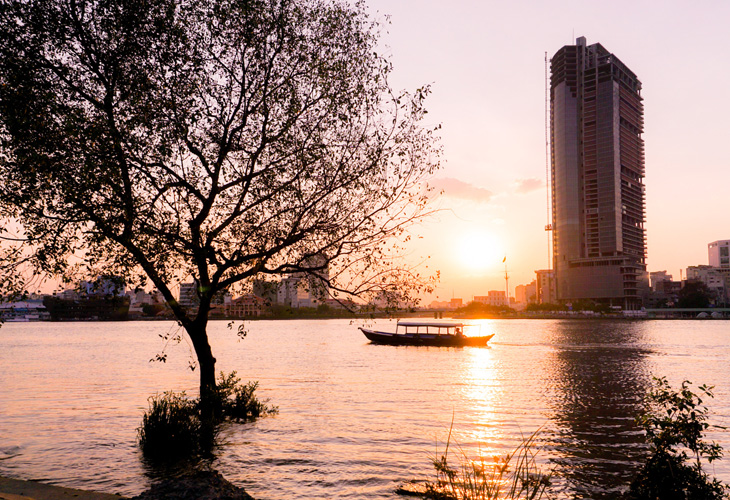 Sunset-on-river-Sai-Gon